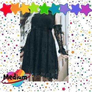 Black Lace Dress from punkrave